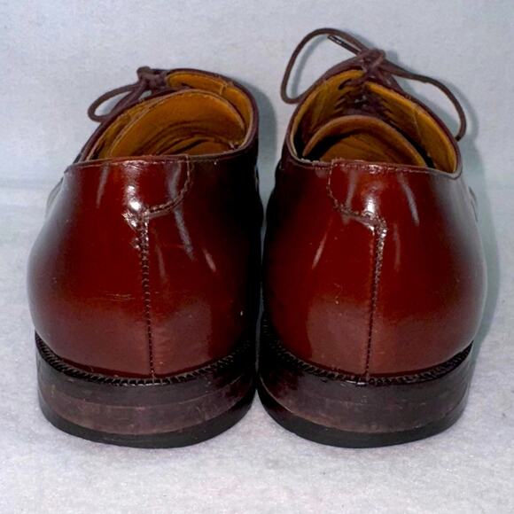 Men’s Cole Haan Mahogany Brown Leather Calhoun Dress Shoes Oxfords size 11